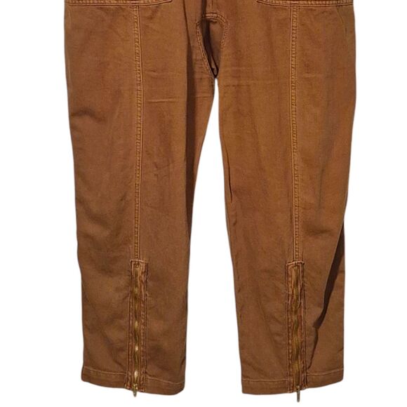 Free People x Sandrine Rose Denim Jumpsuit "Weird is Rad" Sz L - Picture 7 of 11